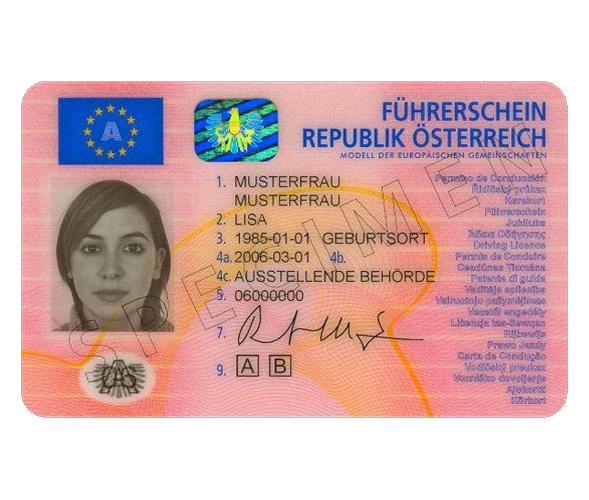 austrian-driver-license.jpg Austrian Driver License - Image 1