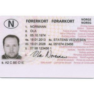 Norwegian Driver License