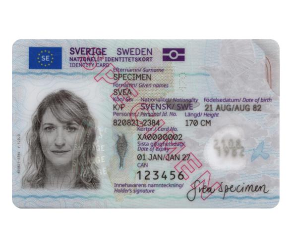 swedish-id-card.jpg Swedish id card - Image 1